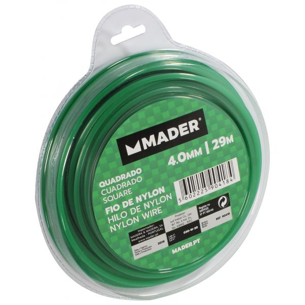 Mader Fio de Nylon Mgd Quad 4.0mm 29mt