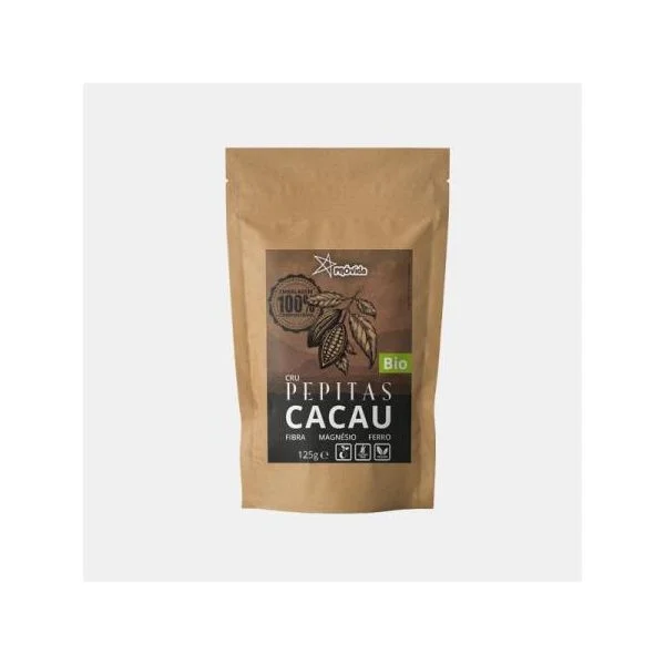 Próvida Cacau Cru em Pepitas Bio 125g