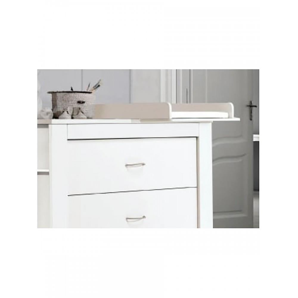 Muda Fraldas para Cómoda Maxi Branco