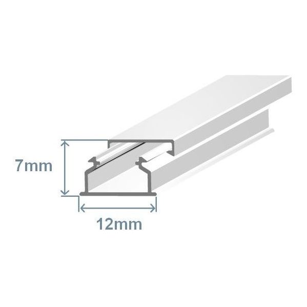 Efapel Calha 12X7 Branca 10010CBR - 10010CBR