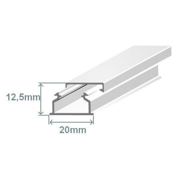 Efapel Calha 20X12,5 Branca 10030CBR - 10030CBR