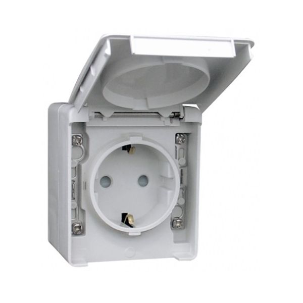 Efapel Tomada Schuko C/obturador Cinza - 48132CCZ