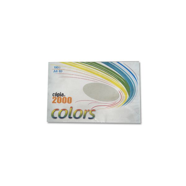 OEM Papel Fotocopia Cópia 2000 Fls Papel A4 Colors 80g 100 un. Cinza - 180Z31951