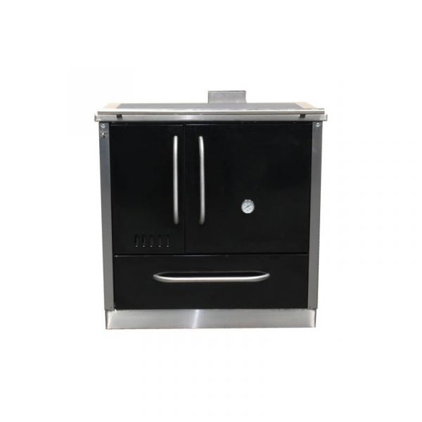 Fogão ALPI Lenha 13,4KW Aquila Black