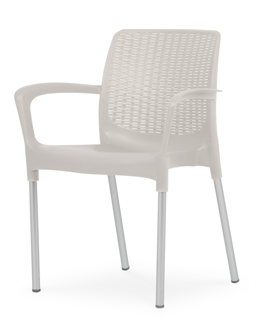 Pack 40 Cadeiras ALEXA RATTAN Cinza Ice