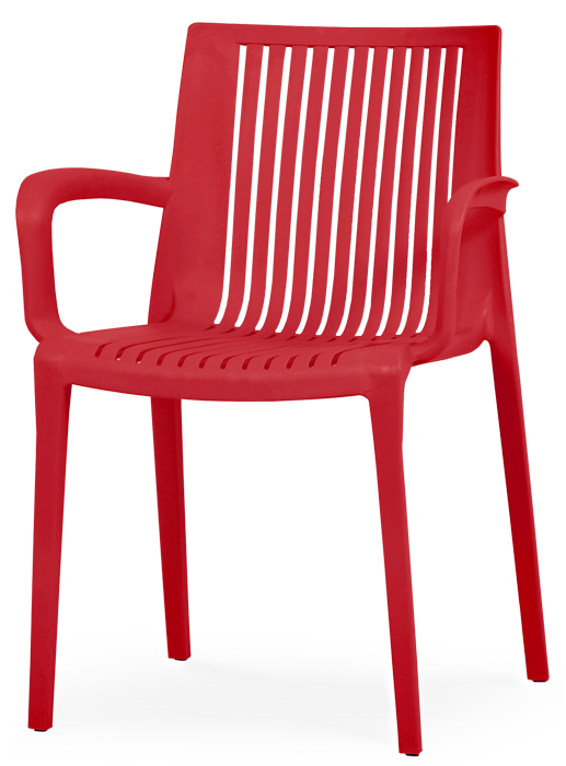 Pack 16 Cadeiras DALLAS Vermelho
