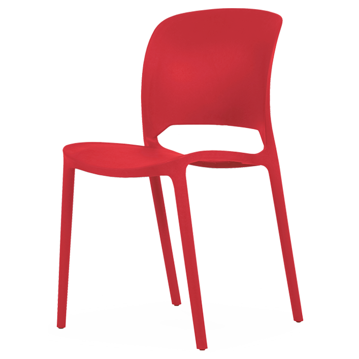 Pack 16 Cadeiras Montana Closed Vermelho