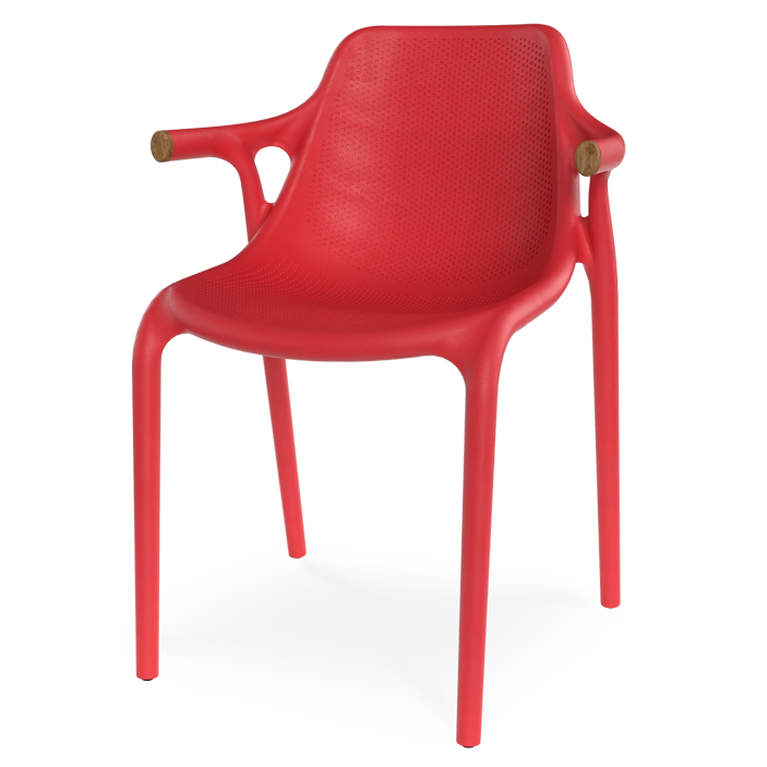Pack 16 Cadeiras Karl Vermelho