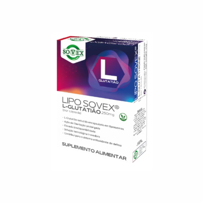L-Glutationa 250mg Liposomal | 30 cápsulas – Sovex