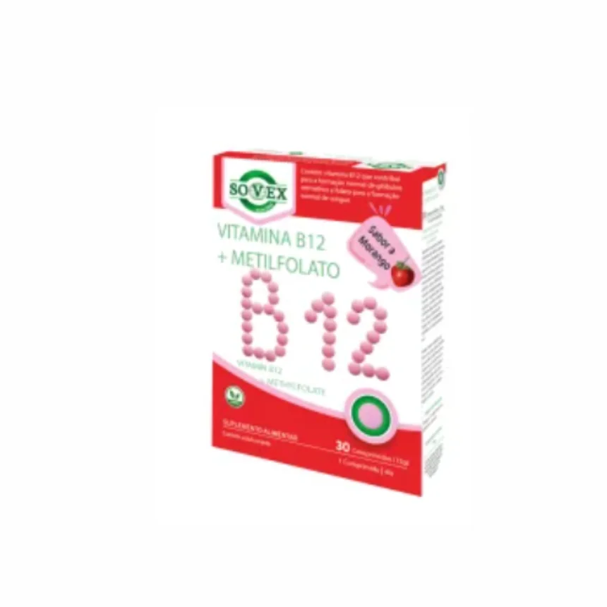 B12 Metilcobalamina + B9 Metilfolato | 30 comprimidos – Sovex