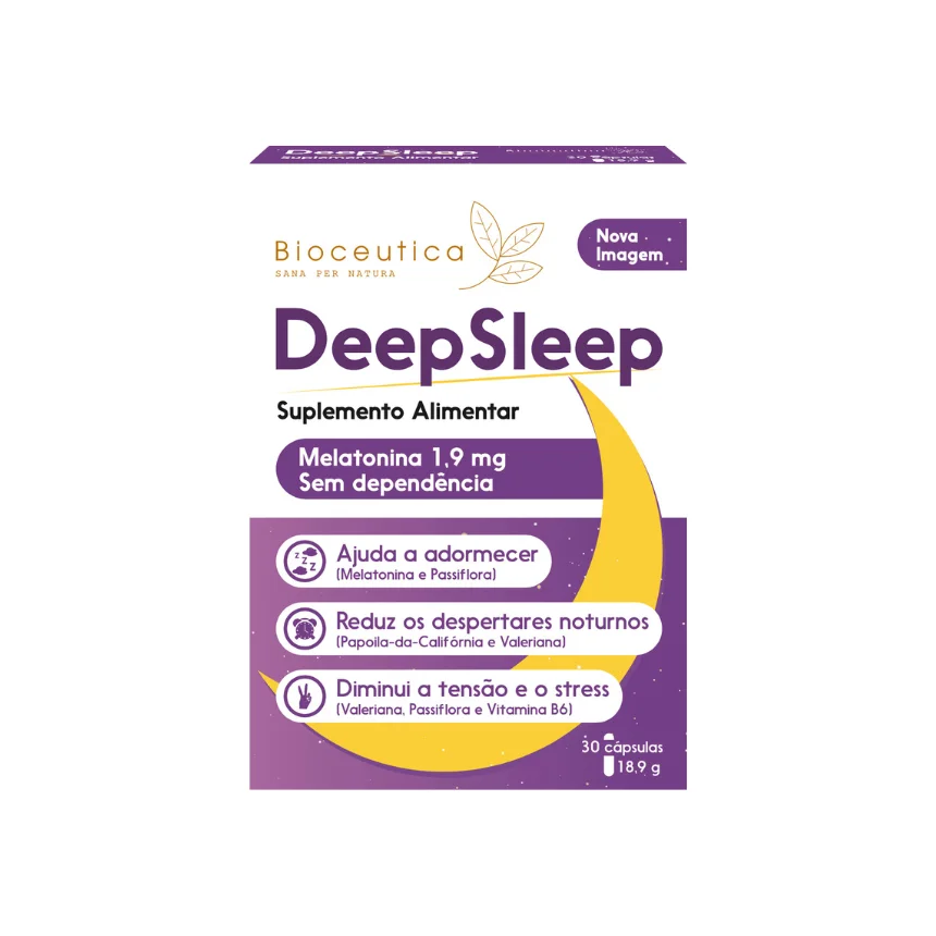 Deep Sleep Melatonina 1,9mg | 30 Comprimidos – Biocêutica