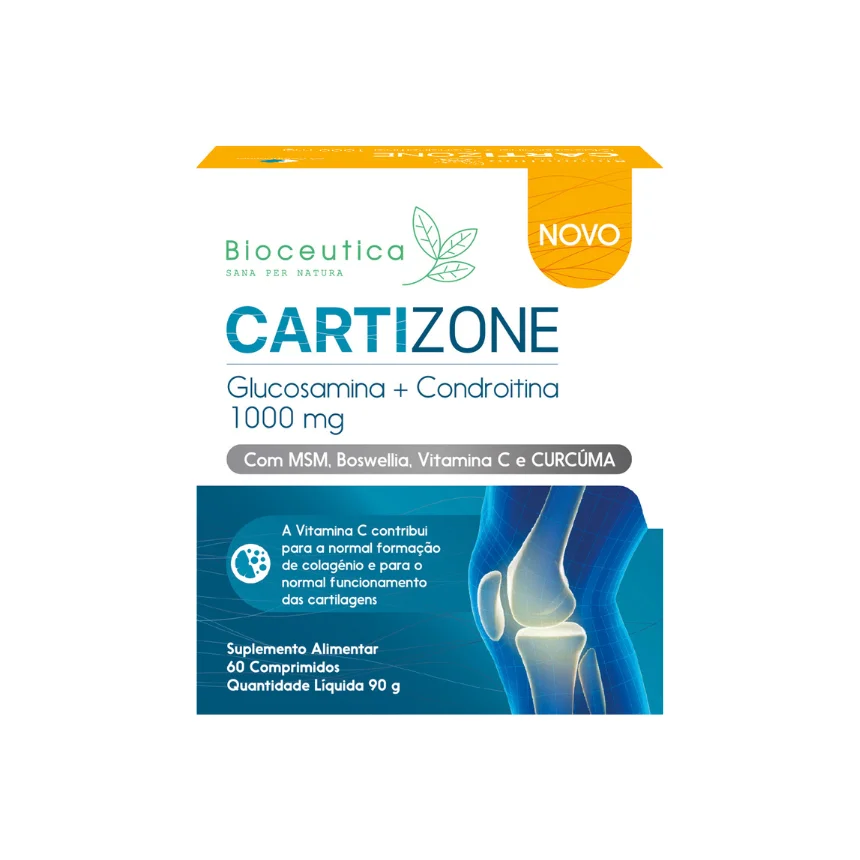 Bioceutica Cartizone Glucosamina + Condroitina 60 Comprimidos