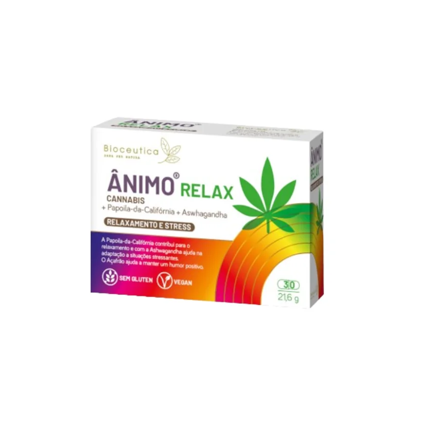 Ânimo Relax Cannabis | 30 Cápsulas – Biocêutica