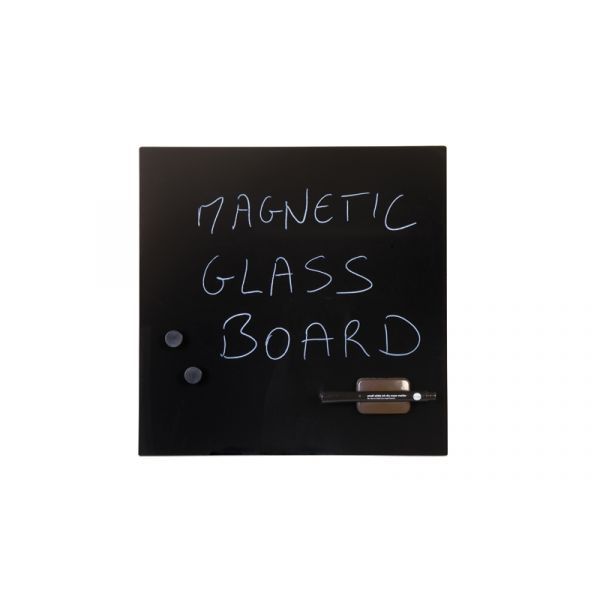 Bi-Office Quadro Vidro Magnético 780x480x4mm Preto - GL160201