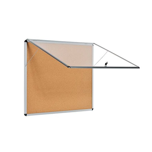 Bi-Office Vitrine Interior 706x653mm Cortiça Articulada no Topo Enclore - VT340101150