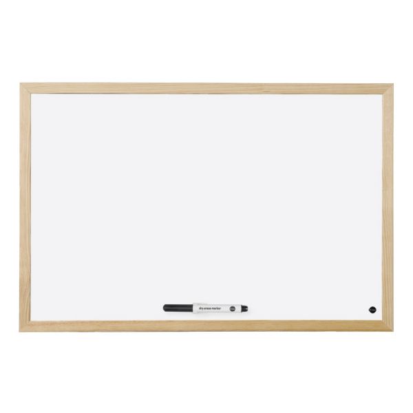 Bi-Office Quadro Branco Budget Magnético c/ Moldura em Pinho 800x600mm - MM06001010