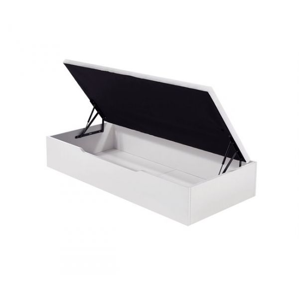 Molaflex Base Flex Box Lateral Branco 105x190 Cama Rebatível Roupeiro Horizontal 105