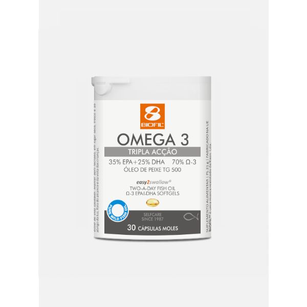 Biofil Ómega 3 Tripla Ação 30 Cápsulas