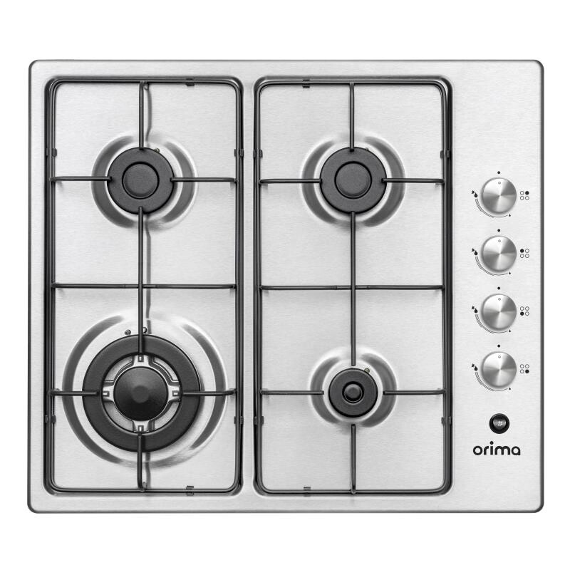 Placa a Gás Orima ORP-42-TXI | 3 Queimadores, Ignição, Inox