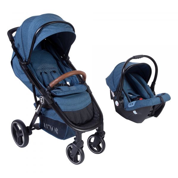Os Ursitos Conjunto Duo Luxor Preto / Azul
