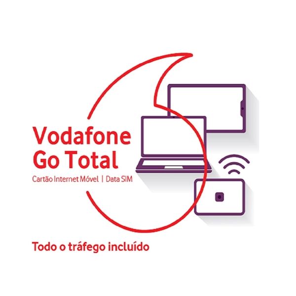 Cartão Vodafone Internet Móvel Go Total 15 Dias
