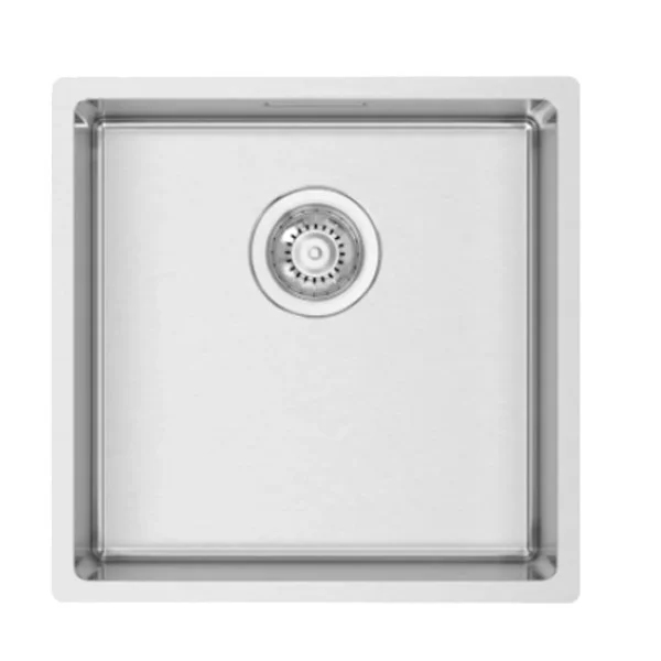 Rodi Lava-Louça Escovada Apl. Inferior - Box Lux 40 C/ Válvula Cesta - 5122431C-8C4