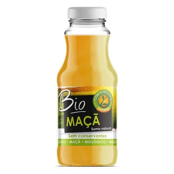 Cem Porcento Sumo Natural De Maçã Bio Biologico 200ml