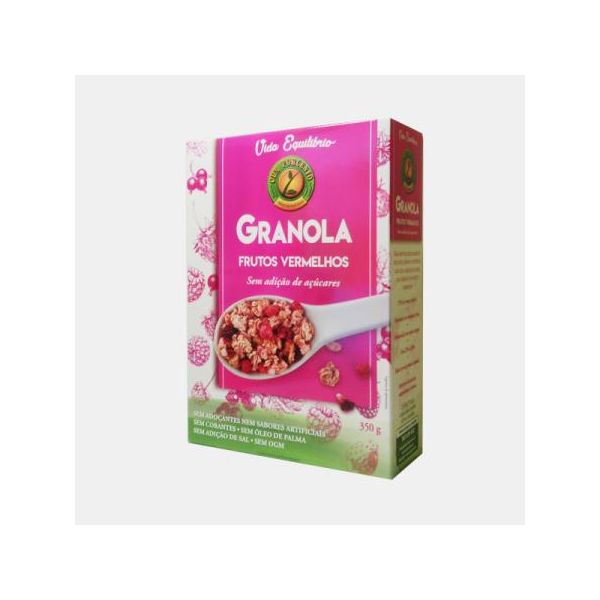 Cem Porcento Granola Frutos Vermelhos e Aveia Integral 350g