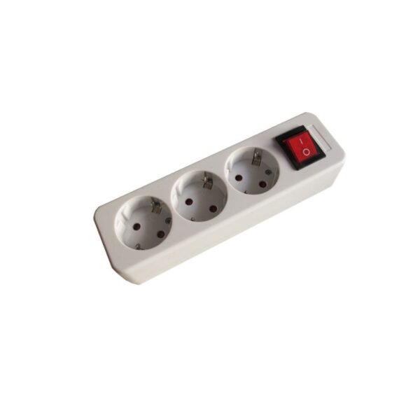 BLOCO TRIPLO 2P+T 16A BR S/CABO C/PROT.