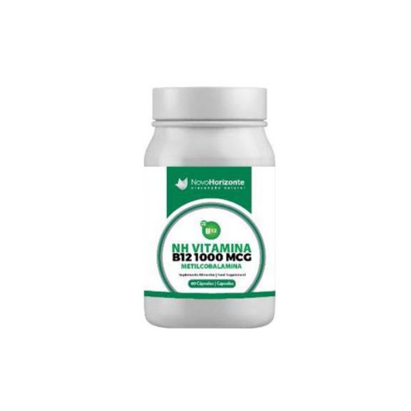 Novo Horizonte Vitamina B12 1000mcg 60 Cápsulas