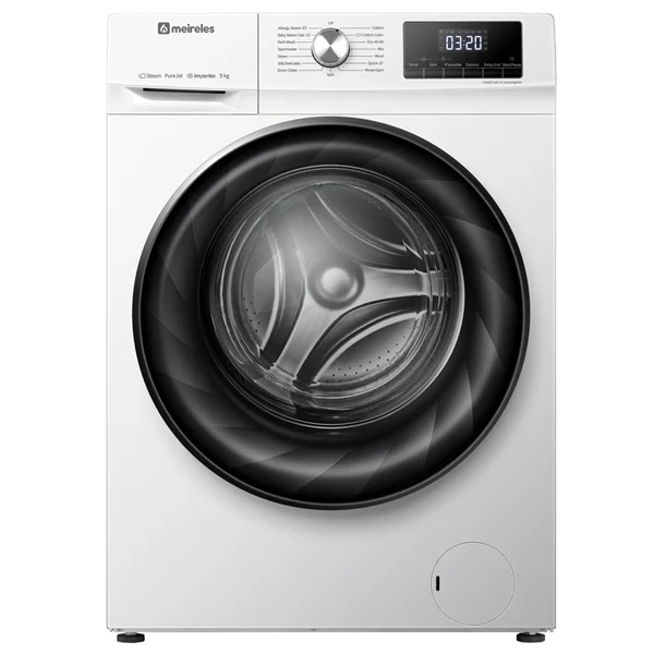 Máquina de Lavar Roupa Meireles MLR 1491 W.1 | 9 Kg, 1400 RPM, A