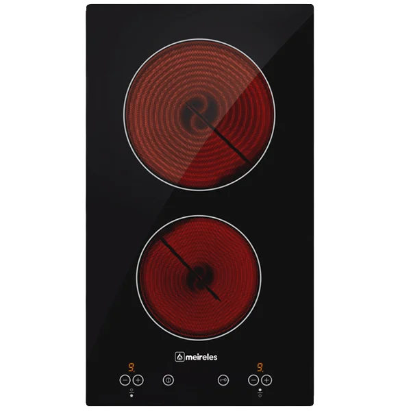 Placa Vitrocerâmica MEIRELES MV 1312 | 2 zonas, 3000W, Touch