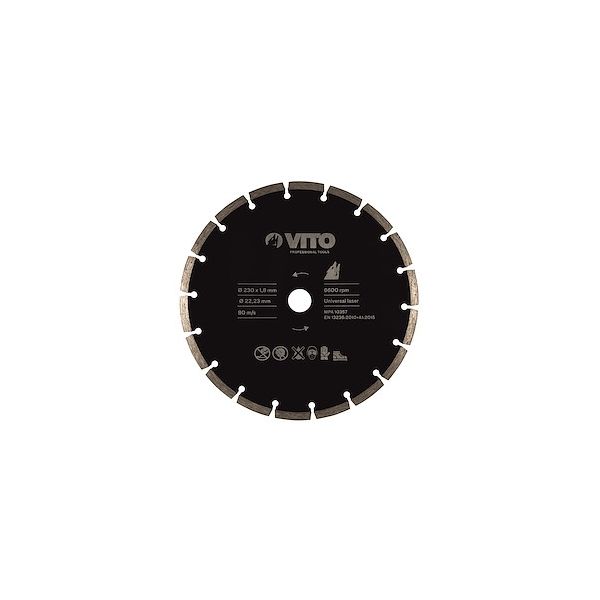Lobão Disco Diamante Vito Universal 230