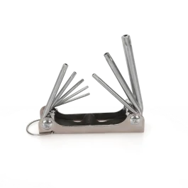 CONJUNTO DE 8 CHAVES TORX COM SEGREDO EM CANIVETE VITO
