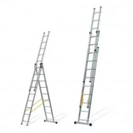 Escada tripla degrau quadrado 3x2.5 m Vito