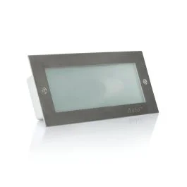 Candeeiro de de embutir inox sem grelha Aslo