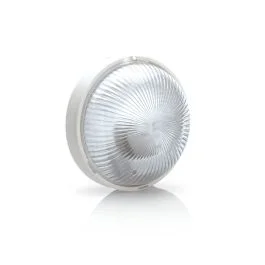 Aplique redondo 240mm branco vidro Aslo