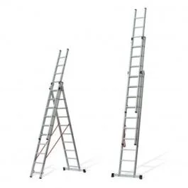 Escada tripla degrau quadrado 3x3.5 m Vito