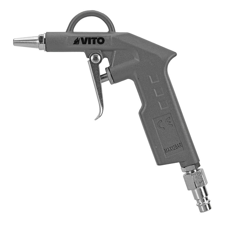 PISTOLA DE METAL COMPRESSOR PARA LIMPEZA VITO C/3 BICOS