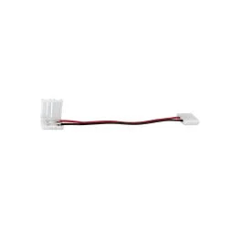 Conector duplo 2 pinos com cabo para fita LED 10mm 12v/24v Aslo