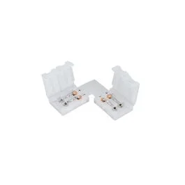 Conector clip L 2 pinos para fita LED 10mm 12v/24v Aslo