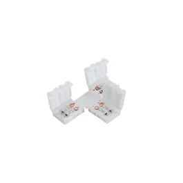 Conector clip T 3 pinos para fita LED 10mm 12v/24v Aslo