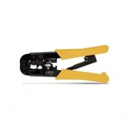 Alicate de cravar fichas rj11 rj12 e rj45 185mm Vito