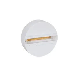 Base circular saliente com adaptador 3 circuitos branco Aslo