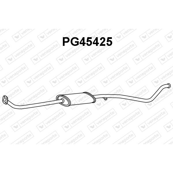 Veneporte Panela de Escape Dianteira - PG45425