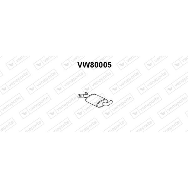 Veneporte Panela de Escape Central - VW80005