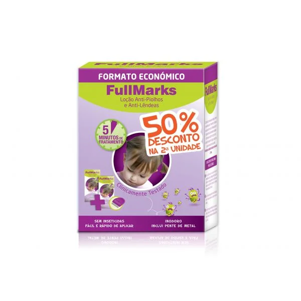 Fullmarks Loção Anti-Piolhos e Anti-Lêndeas 2x100ml