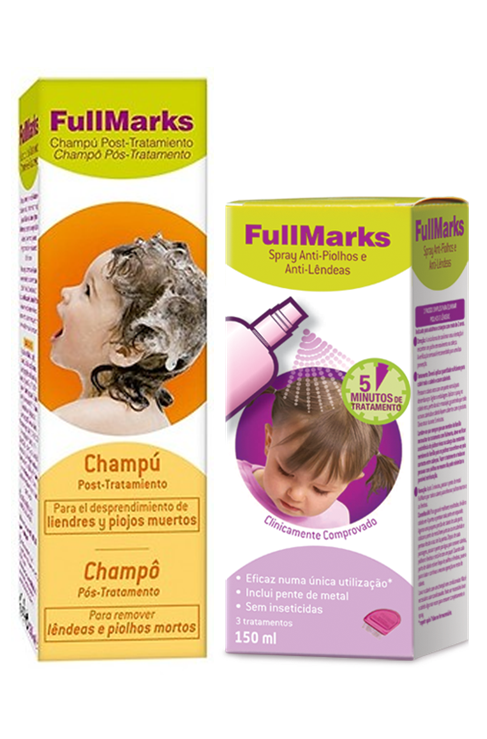 FullMarks Spray Anti-Piolhos + Champô (–50% no Champô)