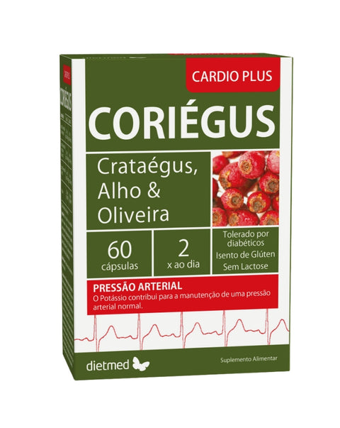 Coriégus Cardio Plus - 60 Cápsulas - Dietmed