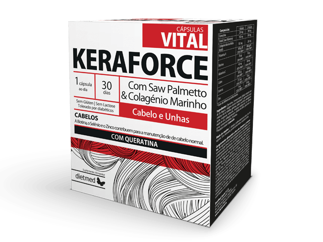 Keraforce Vital cabelo e unhas x30 capsulas